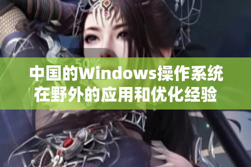 中国的Windows操作系统在野外的应用和优化经验