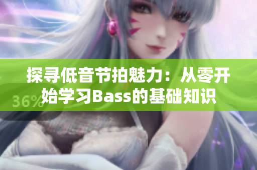 探寻低音节拍魅力：从零开始学习Bass的基础知识