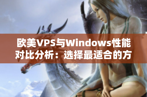 欧美VPS与Windows性能对比分析：选择最适合的方案