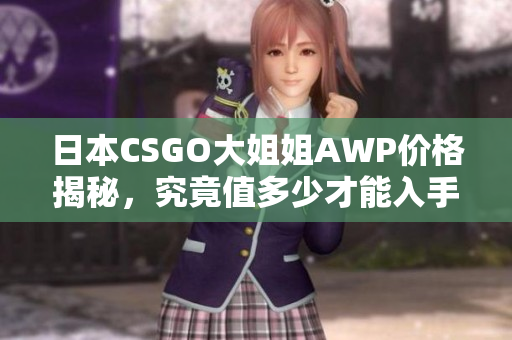 日本CSGO大姐姐AWP价格揭秘，究竟值多少才能入手呢